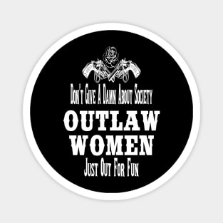 Western Outlaw Women Magnet